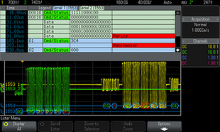 Keysight DSOX3AERO A/D Serial Triggering and Analysis (MIL-STD 1553/ARINC 429) for 3000 X-Series oscilloscopes